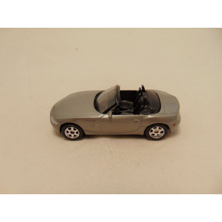 Bmw Z4 roadster cabrio 1:64 Welly 52242 zilvergrijs