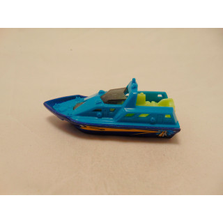 Boot met onderzeeboot Matchbox blauw