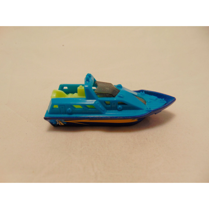 Boot met onderzeeboot Matchbox blauw