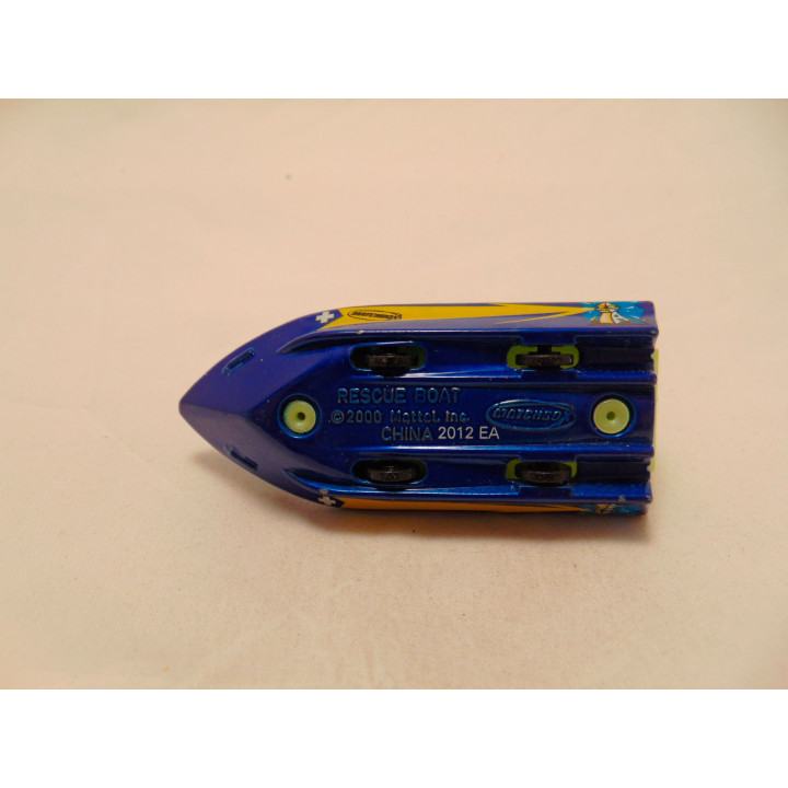 Boot met onderzeeboot Matchbox blauw