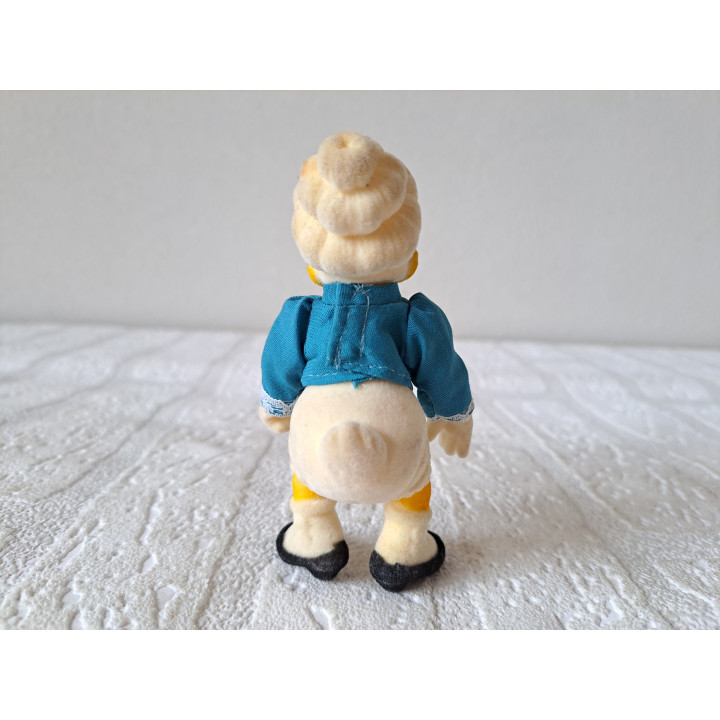 Oma Duck jaren 90, Simba Toys, kunststof en flock 5.5x4.5x10cm - disney