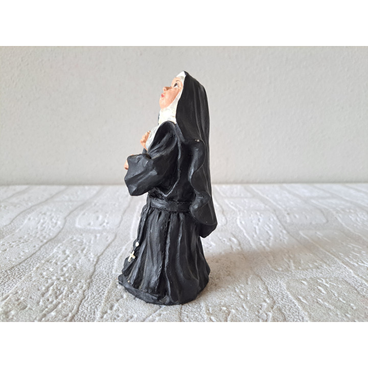 Non, Religieuze beeldje, kunsthars 5x6x13cm - beeldjes