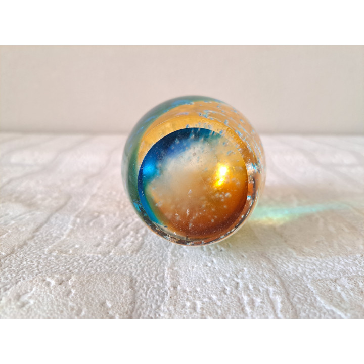 Glass Drop Paperweight Solid Glass D7xH10cm A5