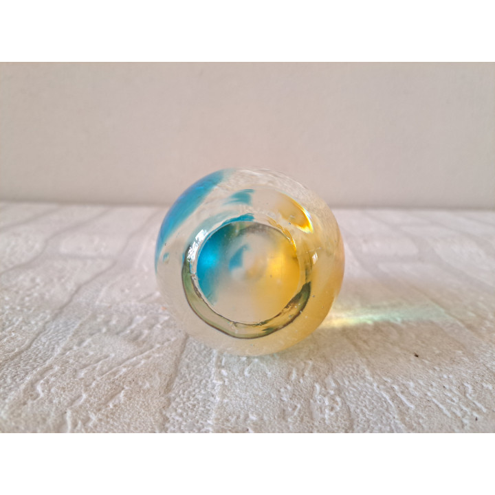 Presse-papier druppel van massief glas, D7xH10cm (a6) - glas