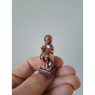 Lammechien Sister of Bartje Bartels Miniature Figurine 2x2x5.5cm - Bronze