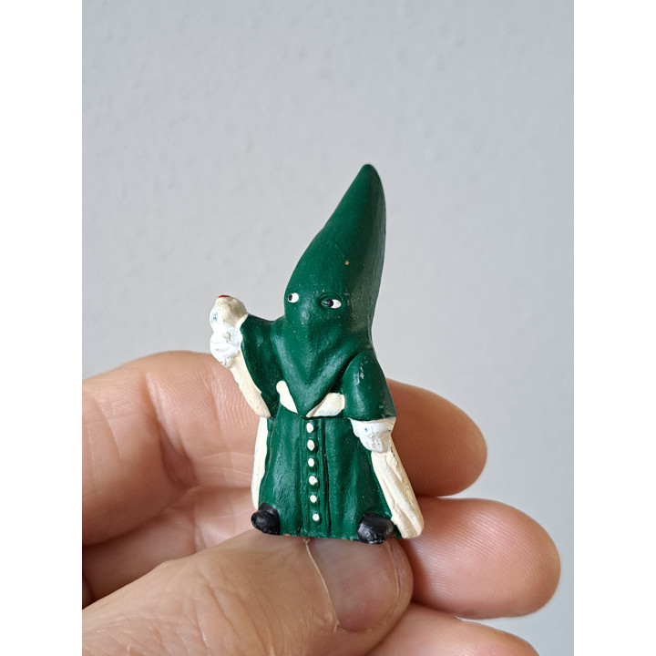 Nazareno tijdens de Semana Santa, aardewerk 3x3x5.5cm (g)