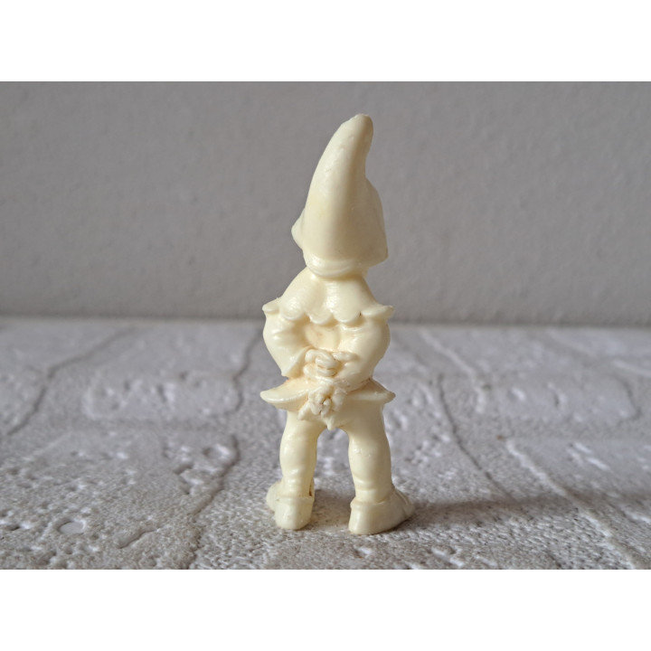 Kabouter, Fontanini Italië, kunststof 3x2.5x6cm - kabouters