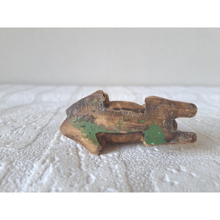 Zittend Kameel, kunsthars 8x3.5x5cm - beeldjes