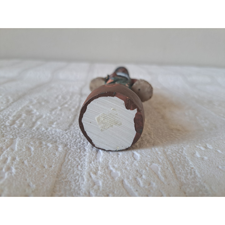 Afrikaanse vrouw met een baby, kunsthars 5.5x3.5x14cm - beeldjes