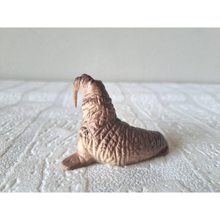Walrus van Newray, hard rubber 7x3.5x5cm - dierfiguren