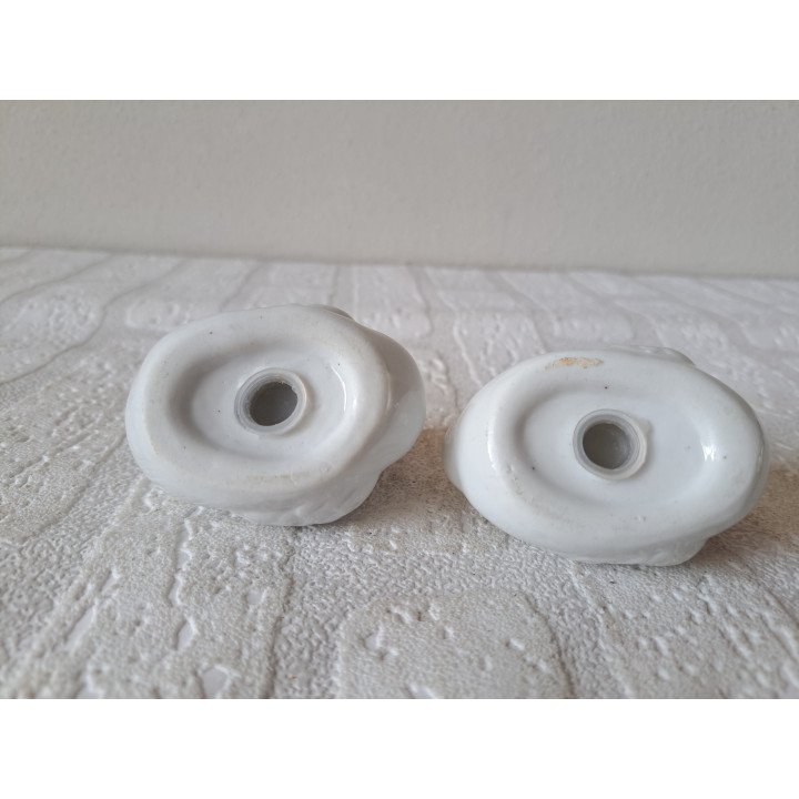 Eenden peper en zoutstel, porselein 7.5x5.5x6cm - peper en zoutstellen