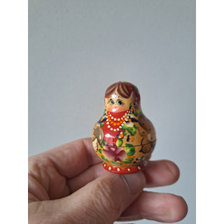 Russische matroesjka-nestpoppen, hout D4.5xH6cm