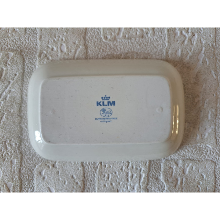 Schaaltje KLM Hutschenreuther, porselein 3.5x2.5x7cm - klm