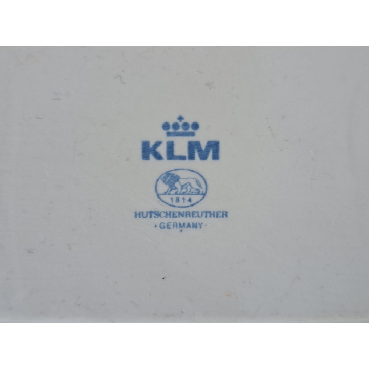 Schaaltje KLM Hutschenreuther, porselein 3.5x2.5x7cm - klm