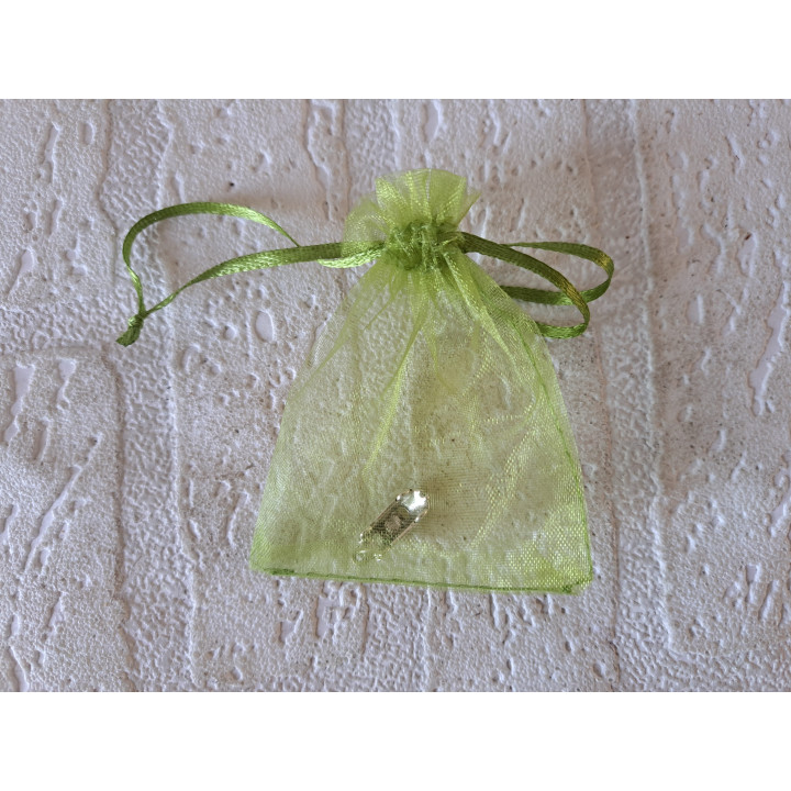 Volkswagen kever, verzilverd metaal 1.5x0.7x0.5cm - volkswagen