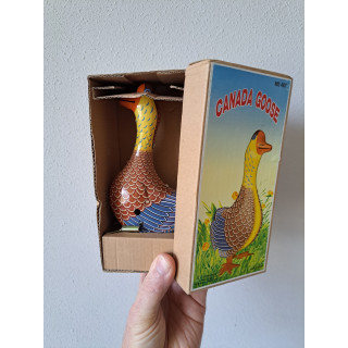 Waggel Canadese gans, blikkenspeelgoed MS 487 20x9.5x8cm