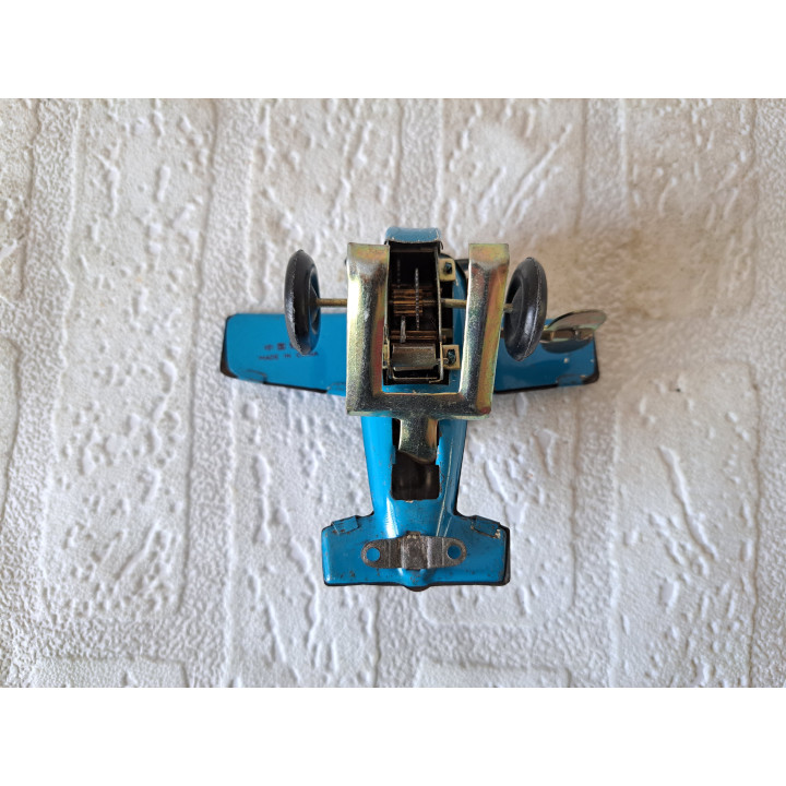 Trainingsvliegtuig, blikkenspeelgoed 8x10x6cm - blikkenspeelgoed