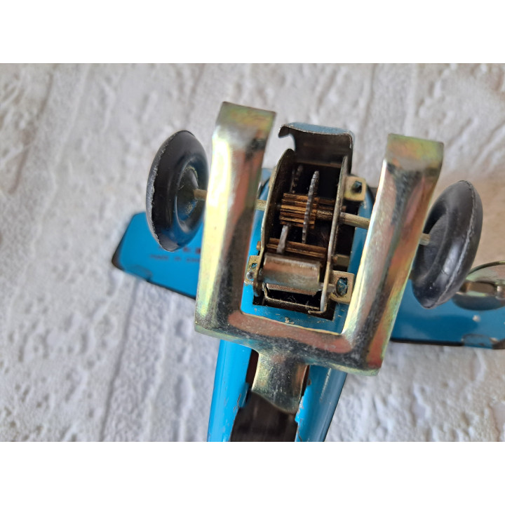 Trainingsvliegtuig, blikkenspeelgoed 8x10x6cm - blikkenspeelgoed