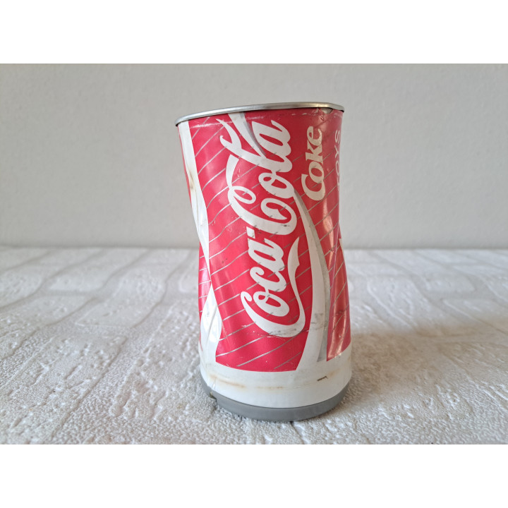 Dansende Coca Cola blikje, kunststof-metaal D7x11.5cm -  Coca Cola