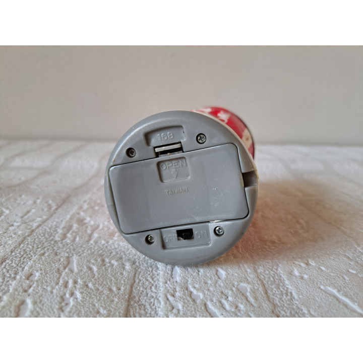 Dansende Coca Cola blikje, kunststof-metaal D7x11.5cm -  Coca Cola