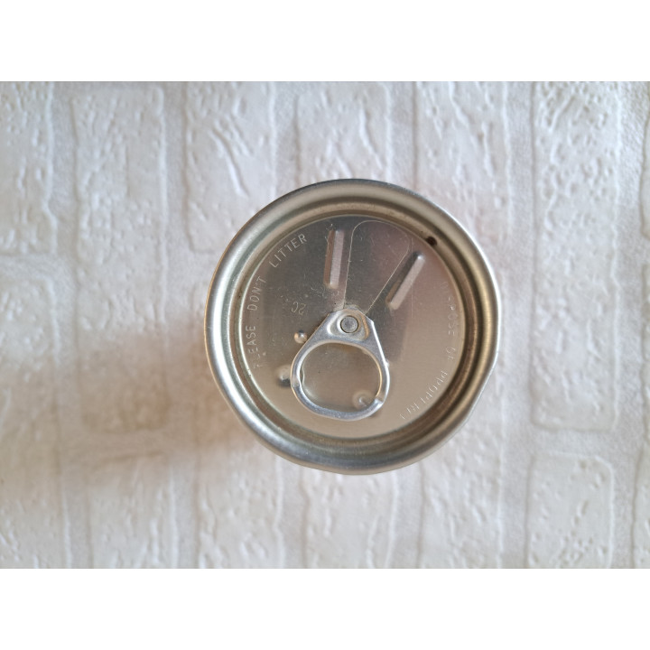 Dansende Coca Cola blikje, kunststof-metaal D7x11.5cm -  Coca Cola