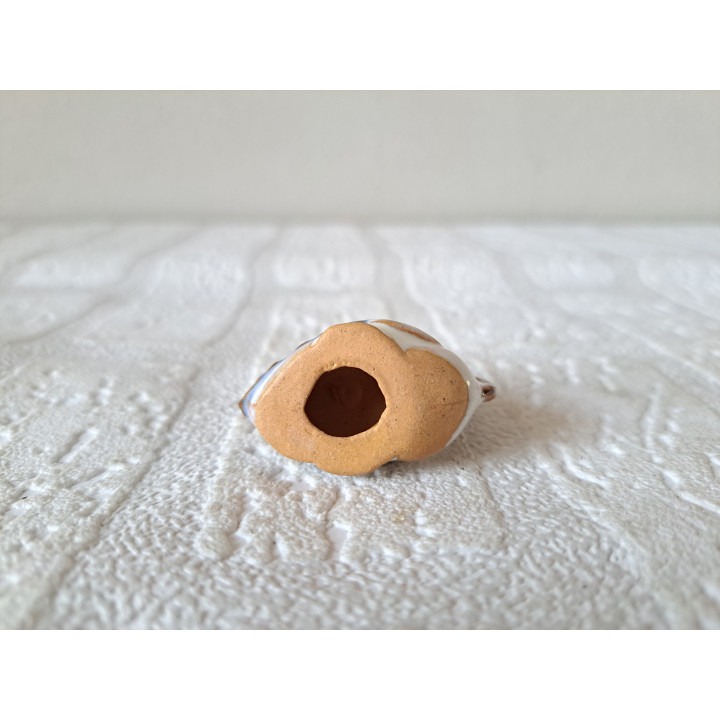 Pelikaan vogel van aardewerk, 4x2x3.5cm - beeldjes