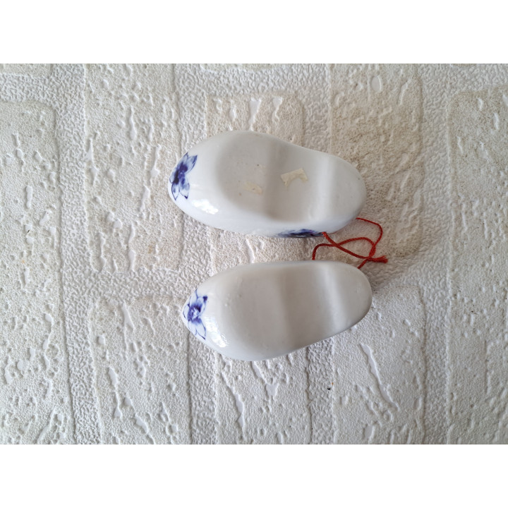 Delftse blauw klompen van porselein, 8x3.5x3.5cm -  klompen