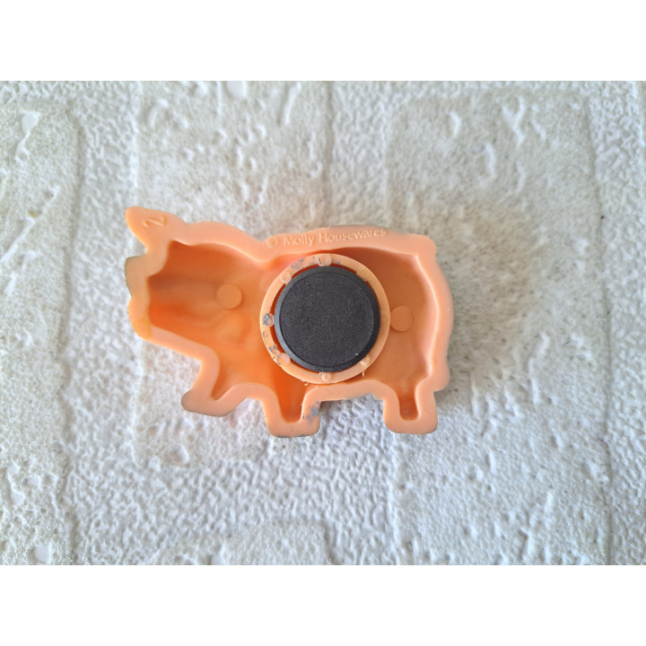 Varken keukenmagneet, kunststof 5.5x4x1.5cm - keukenmagneten