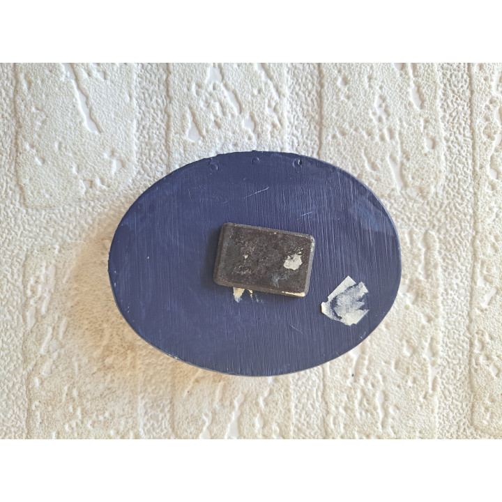 Dolfijnen, Ovale vorm keukenmagneet, kunsthars 9.5x7x1.5cm - keukenmagneten