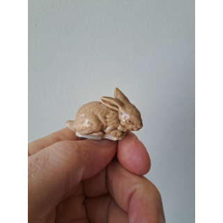 Konijn van porselein van Wade 4.5x2x3.5cm