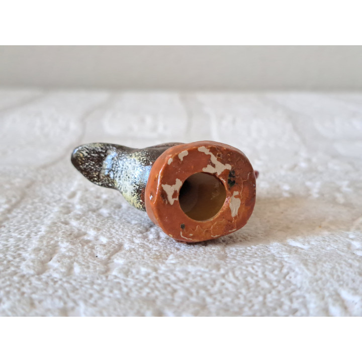 Haan van aardewerk, 5x2x3.5cm - hanen