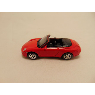 Porsche 991 carrera S cabrio 1997 1:64 Welly 52274 rood