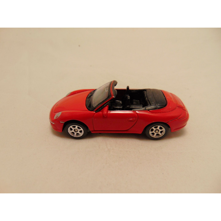 Porsche 991 carrera S cabrio 1997 1:64 Welly 52274 rood