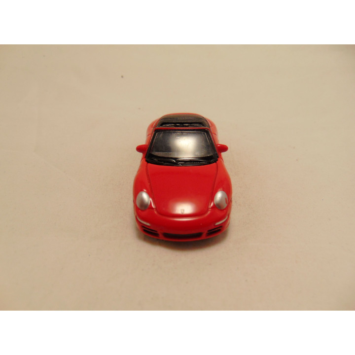 Porsche 991 carrera S cabrio 1997 1:64 Welly 52274 rood