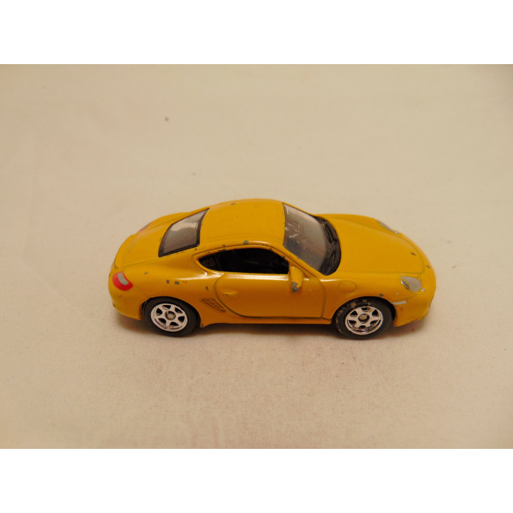 Porsche Cayman S 1:64 Welly 52224 geel