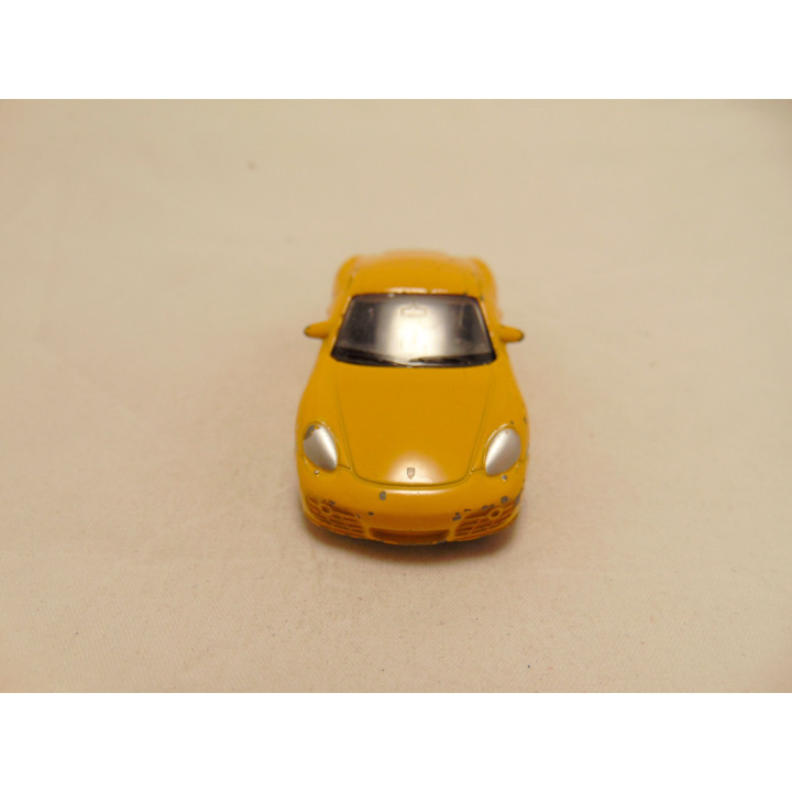 Porsche Cayman S 1:64 Welly 52224 geel