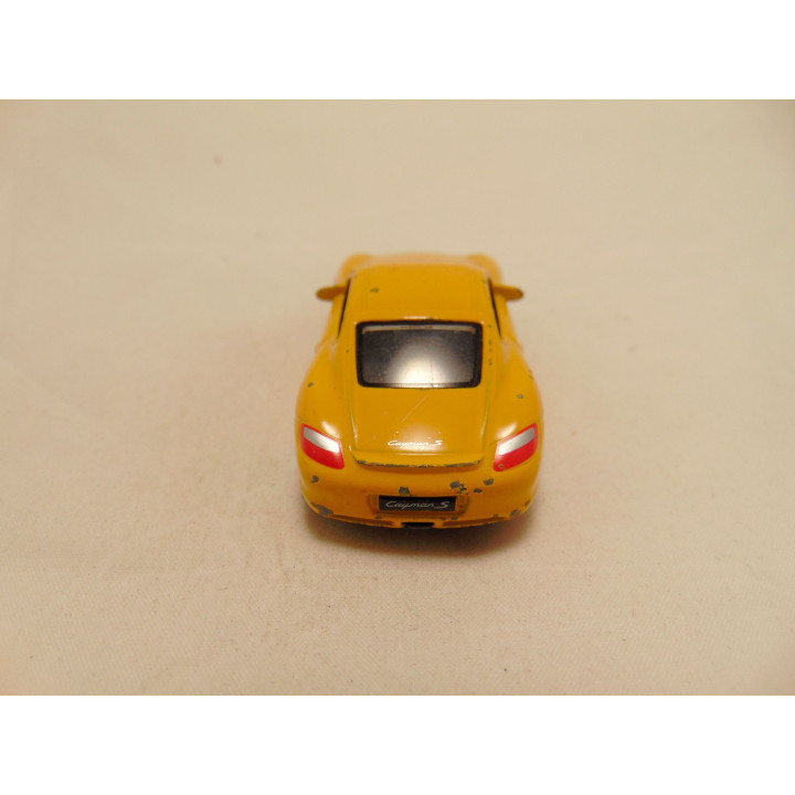 Porsche Cayman S 1:64 Welly 52224 geel