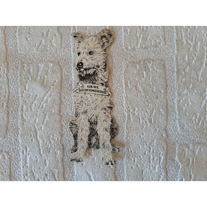 Kon. Ned geleidehondenfonds KNGHF boekenlegger, 5x14cm - boekenleggers