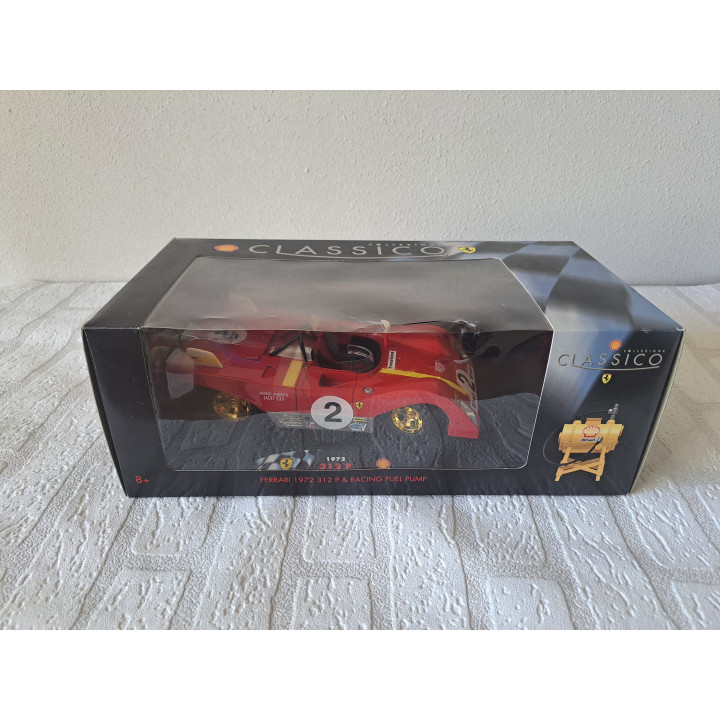 Ferrari 312 P 1972 Modelauto Schaal 1:18 BBurago Shell