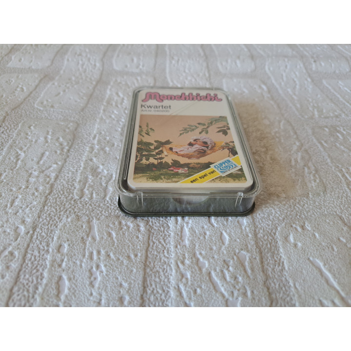 Monchhichi kwartet, Clipper 040200, 7.5x11x1.5cm - kwartetten