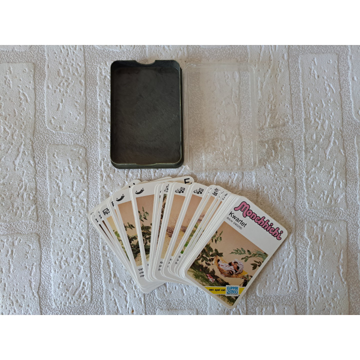 Monchhichi kwartet, Clipper 040200, 7.5x11x1.5cm - kwartetten