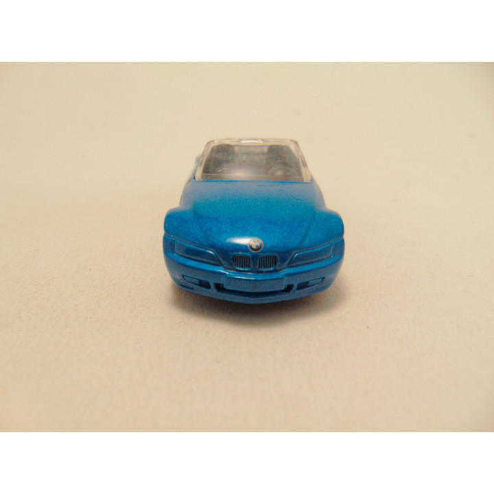 Bmw Z3 cabrio 1:64 Maisto blauw