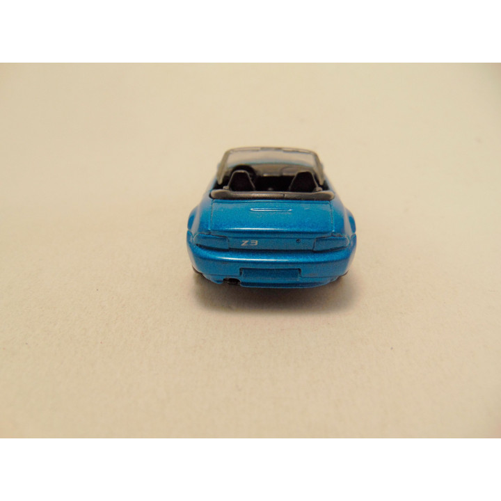 Bmw Z3 cabrio 1:64 Maisto blauw
