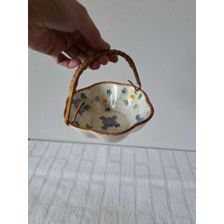 Charming SMF Bonbon Dish | Vintage Majolica Ceramics