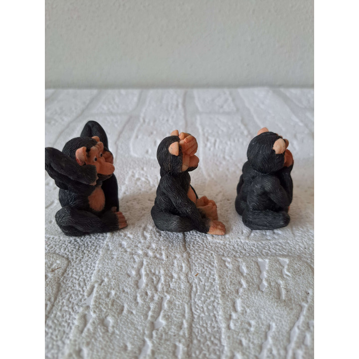 See No Evil Hear No Evil Speak No Evil Monkeys Leonardo | Speelgoed en Verzamel