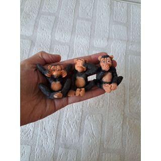 See No Evil Hear No Evil Speak No Evil Monkeys Leonardo | Speelgoed en Verzamel