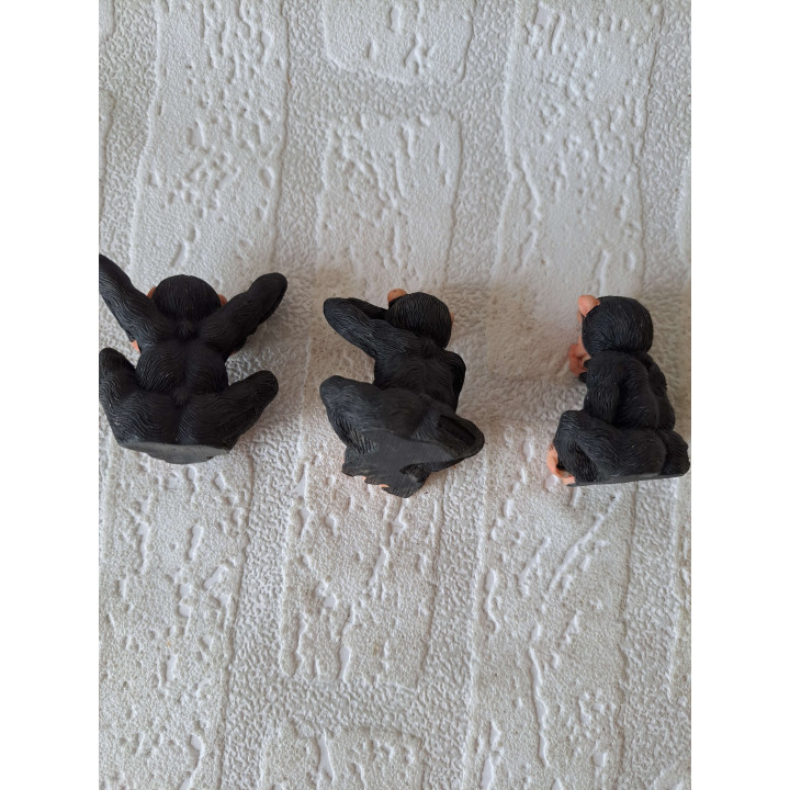 See No Evil Hear No Evil Speak No Evil Monkeys Leonardo | Speelgoed en Verzamel