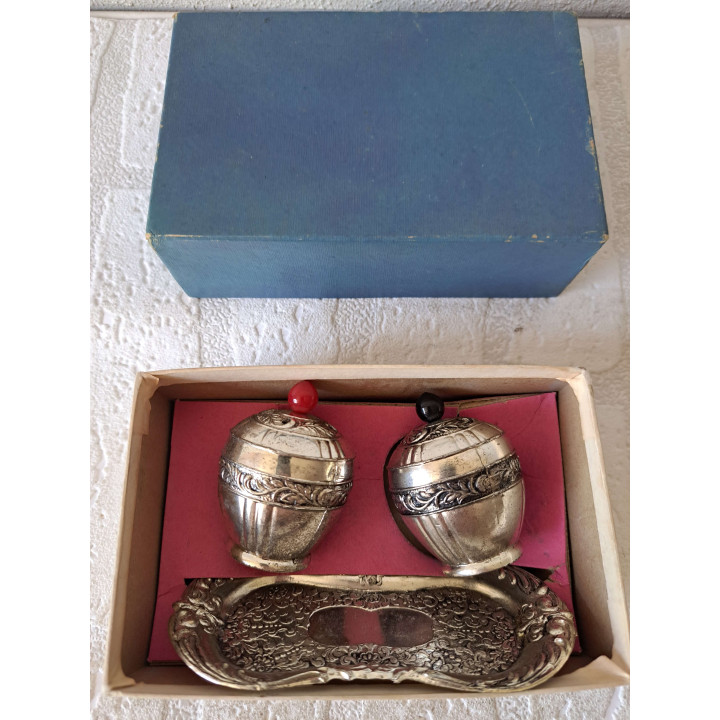 Vintage Peper en Zoutstel | Apart Setje met Doosje