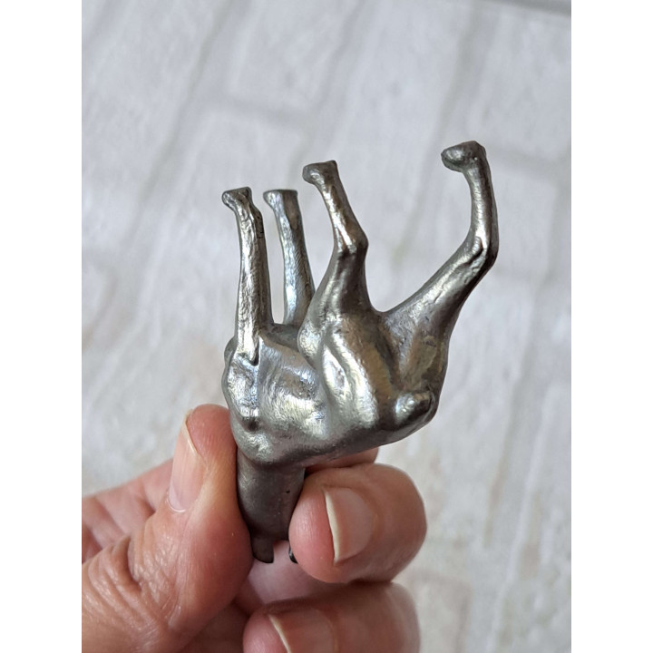 Tinnen Boxer Beeldje | Klein Vintage Hondenbeeldje