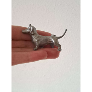 Teckel Tin Beeldje Onafgewerkt 6cm